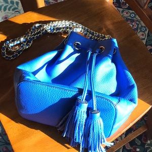 Rebecca Minkoff Blue Bucket Bag